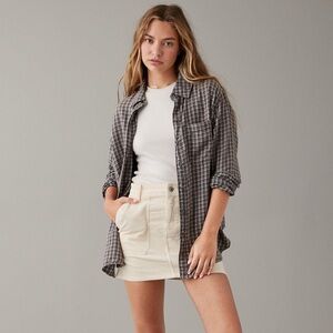 American Eagle Oversized Plaid Flannel